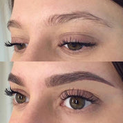 The peel off eye brow tint